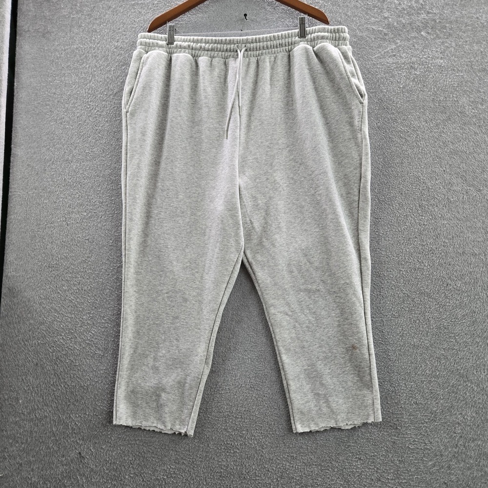 Fabletics Women Activewear Pants 2X Gray Eco Go To Sweatpants 22" Inseam READ